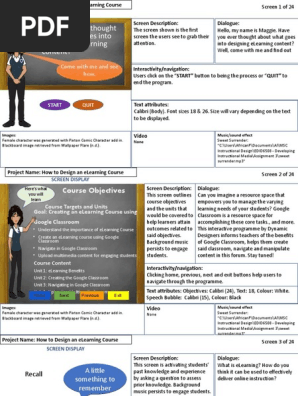 storyboard-how to develop an elearning course  group 