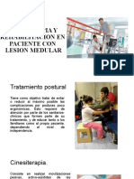 Fisioterapia y Rehabilitacion en Paciente Con Lesion Medular 1