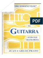 Método Moderno y Veloz para Guitarra
