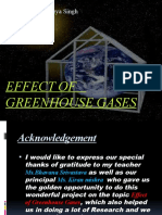 Effect of Greenhouse Gases