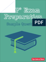 Pmpprep Sample Exam Questions