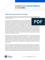 Legislación en Salud Pública en Colombia (2020)