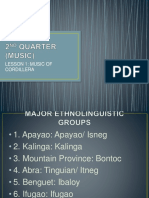Lesson 1: Music of Cordillera