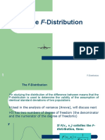 14 F DISTRIBUTION - Pps