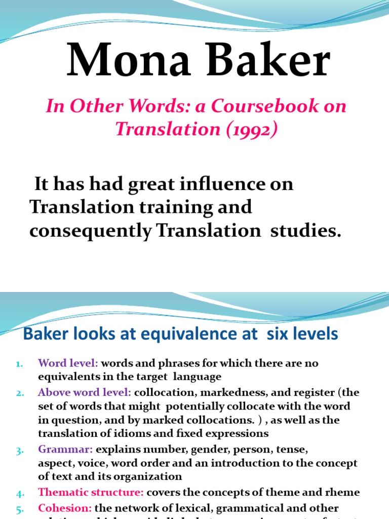 希少　Translation Studies by Mona Baker Routledge Encyclopedia of Translation Studies | Mona Baker | Taylor &