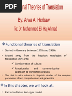 Functional Theories