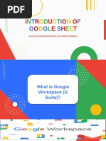 Introduction To Google Sheet