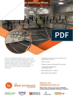 Free Standing Vertical Rack - Specification Sheet