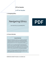 Navigating Ethics PPT For Storyline