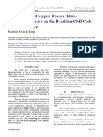 The Influence of Miguel Reale's Three-Dimensional Theory On The Brazilian Civil Code and Its Case Law