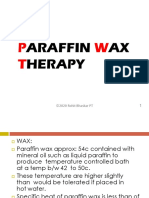 Wax Therapy - DR Rohit Bhaskar