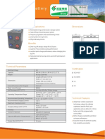 Lead-Carbon Battery: Main Applications Dimensions Main Ap