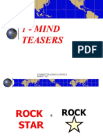 1 - Mind Teasers