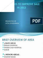 Strategies To Improve Sale IN 2012: Presented by Atta Ur Rehman