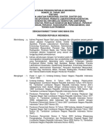 Perpres - No.54-2007 Tunjangan Jabfung Rumpun Kesehatan PDF