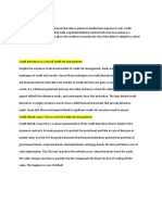 Function of credt derivative