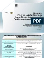 05 Resumen Sólo Categorías EESS Sector Salud JUL2011