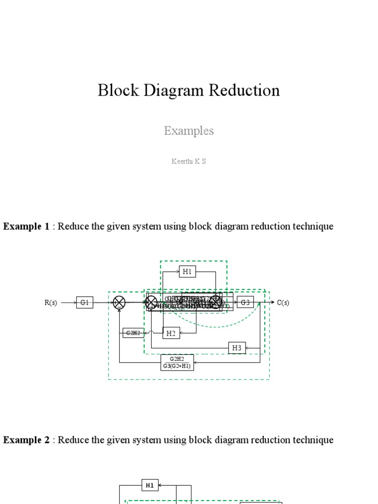 Block Diagram Reduction | PDF
