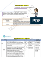 Aprendo en Casa - Ciclo Ii - Semana 37