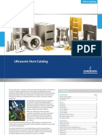 Catalog Ultrasonic Horn Branson en Us 160126 PDF