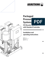 Packaged Pressure Booster Systems: IVS Booster Systems With Standard Controller Installation and Operating Instructions