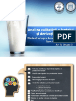 IONASCU ANAMARIA gr 3 Analiza calitativa a laptelui si derivatilor din lapte