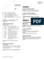 Listening Reading Answer Key: Term Test 2