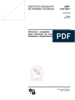 UNIT 1157 2011 - Eficiencia Energetica. Calentadores de Agua Electricos de Acumulacion. Especificaciones y Etiquetado PDF