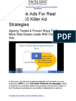 Facebook Ads For Real Estate: 10 Killer Ad Strategies