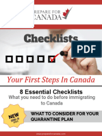 Prepare For Canada - Know Before You Go Checklist