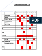 CALENDARIO POSTULACION 2017