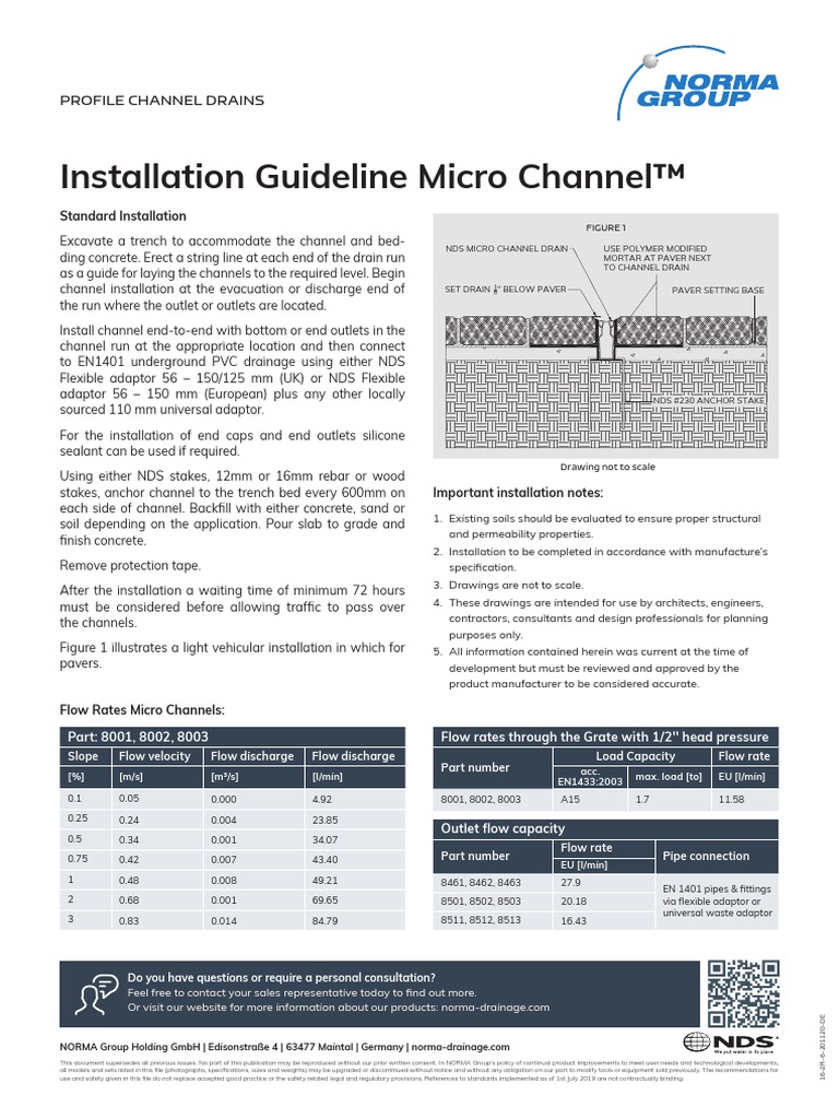 Installation Guideline Micro Channel Drains WM EN WEB PDF