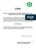 04 Edital de Inscrição CIPA 2009-2010