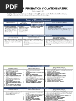 MN Probation Violation Matrix 2017 PDF