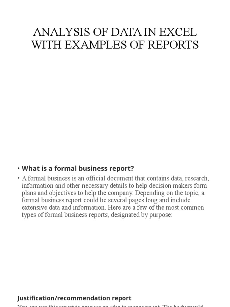 Analysis of data in excel with examples of pdf microsoft excel