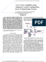 3.0 GHZ Low Noise Amplifier Using Degenerativeinductor Circuit Configuration Applicable For S-Band R PDF