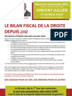 Le Bilan Fiscal de La Droite Depuis 2002