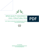 Npgis Quality Assurance Plan For Civil Construction