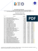 Lista de Precio PDF