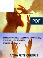 A cura espiritual e a fé que enxerga