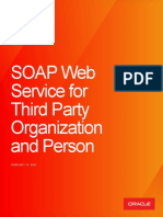 SOAP Web Service For Third Party Organization