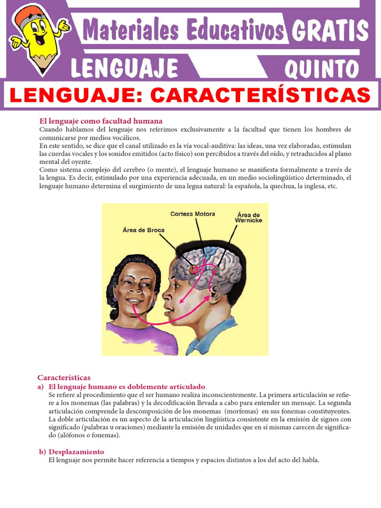 Características Del Lenguaje para Quinto Grado de Secundaria | PDF ...