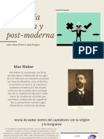 Axiología Moderna y Post-Moderna