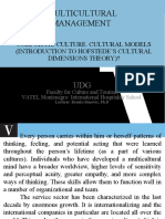Multicultural Management: Corporate Culture. Cultural Models (Introduction To Hofstede'S Cultural Dimensions Theory) ?
