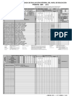 Acta Evaluacion Primaria 2012