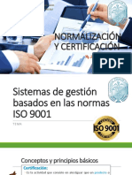 Normas ISO 9001 gestión calidad