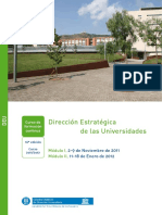 Curso Dir. Estratégica Universitaria