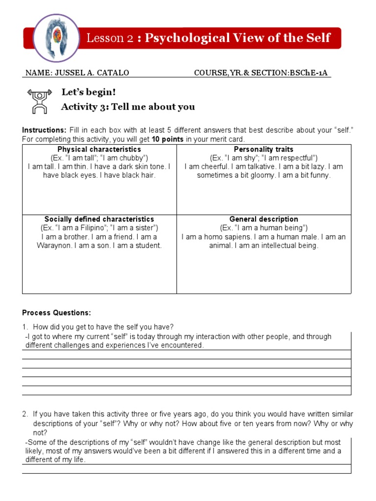 Activity in UTS Unit 1 | PDF | Archetype | Shadow (Psychology)