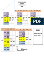 Online Learning Schedule