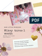 Mikay Turns 5 Months PDF